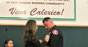 Juan Contreras Officially Pinned as Calexico Fire Chief in Emotional City Hall Ceremony