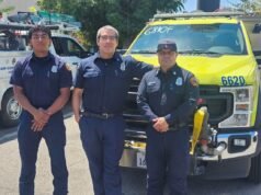 Brawley Firefighters Deployed to Assist With Gann Fire Under Statewide Mutual Aid