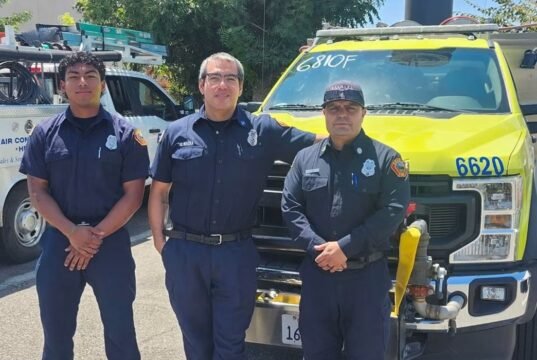 Brawley Firefighters Deployed to Assist With Gann Fire Under Statewide Mutual Aid