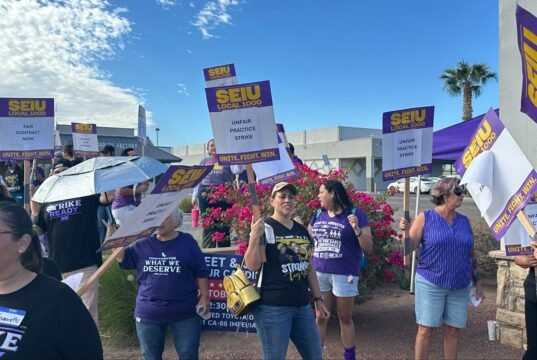 Imperial Valley State Workers Walk Off the Job in Historic Statewide Strike